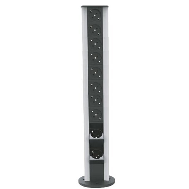Socket box | surface-mounted | 20 modules | 665x100mm | grey Socket box | surface-mounted | 20 modules | 665x100mm | grey