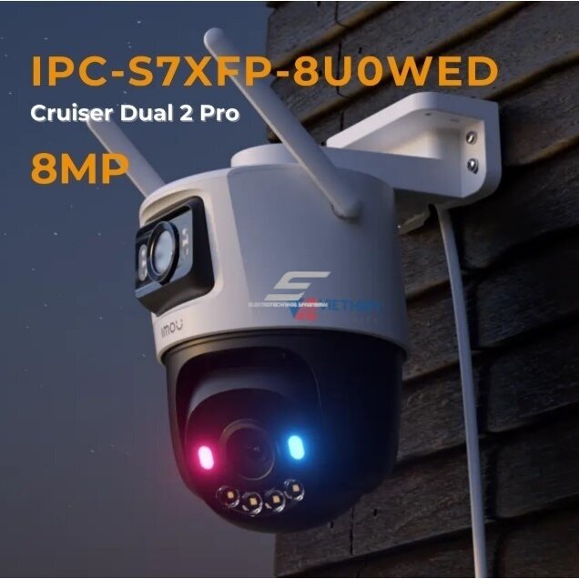 Smart | video surveillance IP camera 8MP | PT | IP66 | Wi-Fi | IPC-S7XFP-8U0WED IMOU 2 Smart | video surveillance IP camera 8MP | PT | IP66 | Wi-Fi | IPC-S7XFP-8U0WED IMOU 2