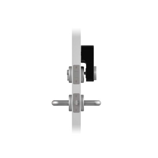 Smart lock | add-on for an existing mechanical door lock | IC card reader | PIN code | app unlocking | 136x63x48mm | black 1 Smart lock | add-on for an existing mechanical door lock | IC card reader | PIN code | app unlocking | 136x63x48mm | black 1