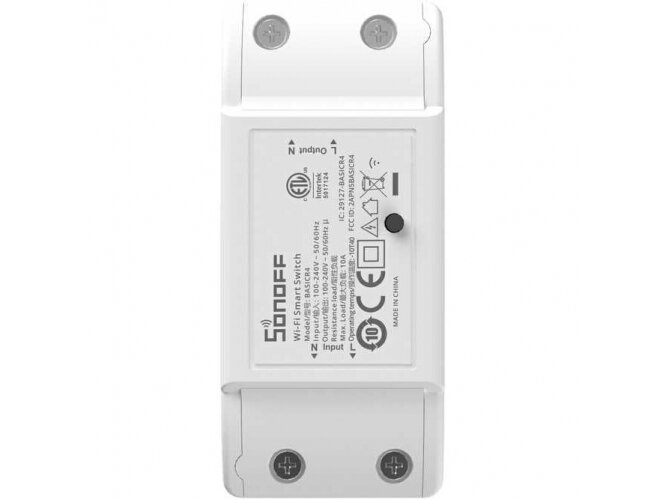 Išmanus nuotolinis jungiklis | 1 kanalo | 10A | 2400W | 100-240V | Wi-Fi | SONOFF | BASIC R4 | 6920075741865 1 Išmanus nuotolinis jungiklis | 1 kanalo | 10A | 2400W | 100-240V | Wi-Fi | SONOFF | BASIC R4 | 6920075741865 1