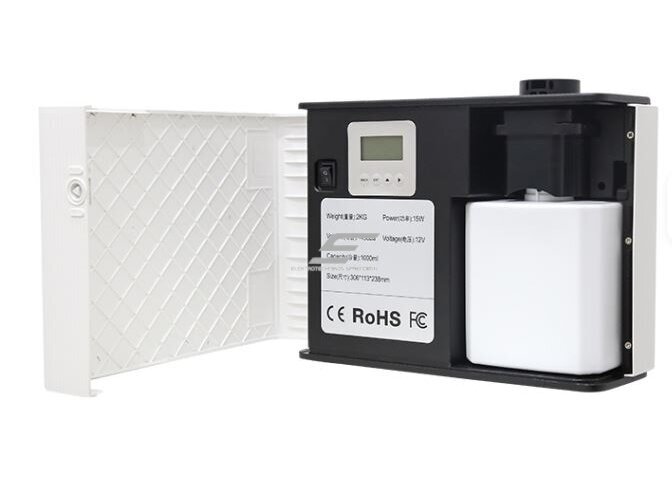 Išmanus HVAC kvapų difuzorius | WiFi APP valdymas | 1000ml | be vandens | 3000-4000 m³ | sieninis | 12V DC | baltas 2 Išmanus HVAC kvapų difuzorius | WiFi APP valdymas | 1000ml | be vandens | 3000-4000 m³ | sieninis | 12V DC | baltas 2