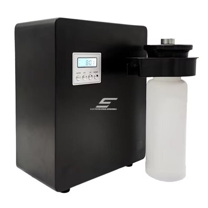 Nutikas tööstuslik aroomidifuusor | 10W | 12VDC | 500ml | 500-1000m³ | 250x210x115mm | must | Bluetooth 2 Nutikas tööstuslik aroomidifuusor | 10W | 12VDC | 500ml | 500-1000m³ | 250x210x115mm | must | Bluetooth 2