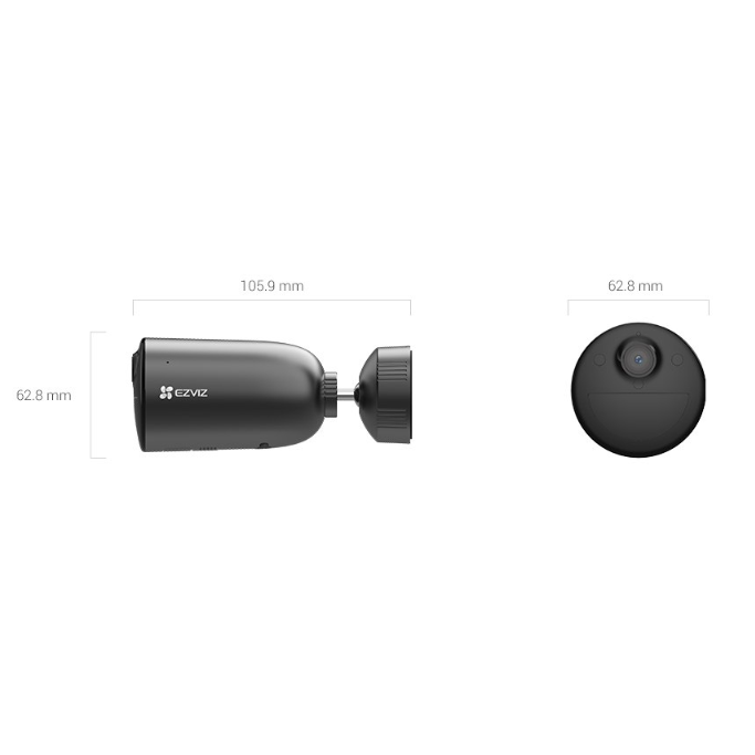 Inteligentna | bezprzewodowa kamera do monitoringu IP | 3MP | z baterią | IP65 | Wi-Fi | CS-EB3 EZVIZ 4 Inteligentna | bezprzewodowa kamera do monitoringu IP | 3MP | z baterią | IP65 | Wi-Fi | CS-EB3 EZVIZ 4