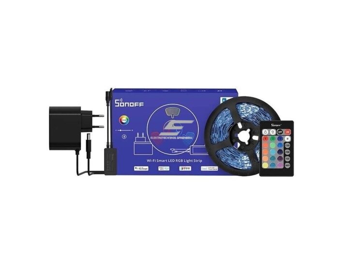 Nehermetiška | išmani LED juosta | 12VDC | 24W | 300lm/m | 30LED/m | RGB | su 1,5m kabeliu | IP20 | 5m | Wi-Fi | SONOFF | L2-Lite-5M | 6920075776713