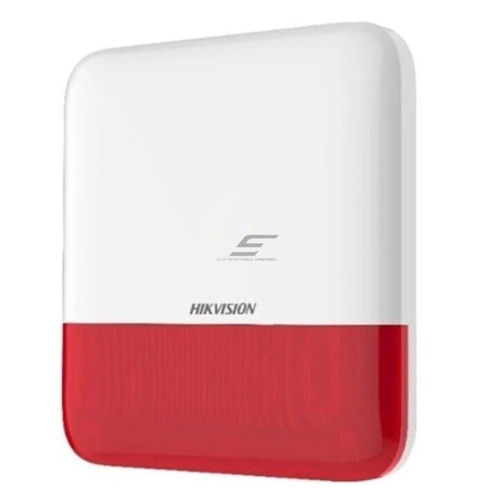 Viedā | bezvadu | ārējā sirēna | IP65 | sarkans | Hikvision DS-PS1-E-WE AX PRO 1 Viedā | bezvadu | ārējā sirēna | IP65 | sarkans | Hikvision DS-PS1-E-WE AX PRO 1