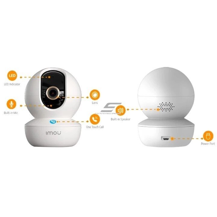 Nutikas | Juhtmevaba videovalve IP-kaamera 4MP | PT | Wi-Fi | IPC-GK2CP-4C0WR IMOU 2 Nutikas | Juhtmevaba videovalve IP-kaamera 4MP | PT | Wi-Fi | IPC-GK2CP-4C0WR IMOU 2