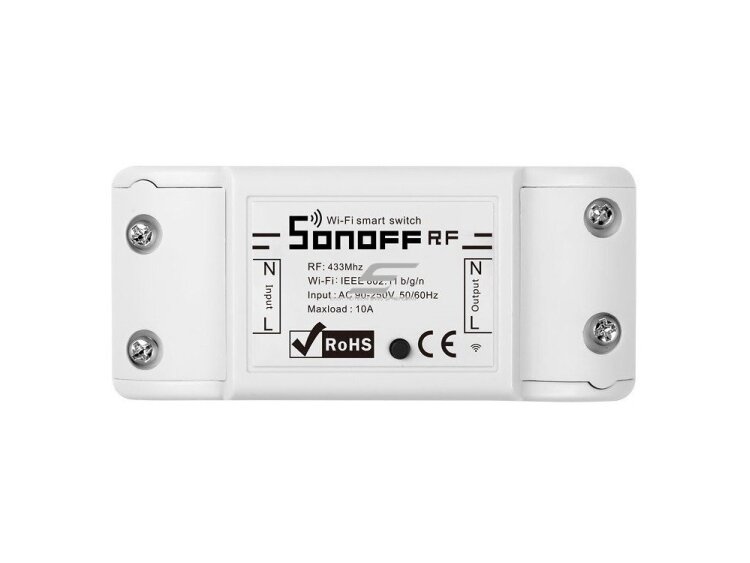 Išmanus nuotolinis jungiklis | 1 kanalo | 10A | 2200W | 100-240V | Wi-Fi | SONOFF | RFR2 | 6920075775709 1 Išmanus nuotolinis jungiklis | 1 kanalo | 10A | 2200W | 100-240V | Wi-Fi | SONOFF | RFR2 | 6920075775709 1