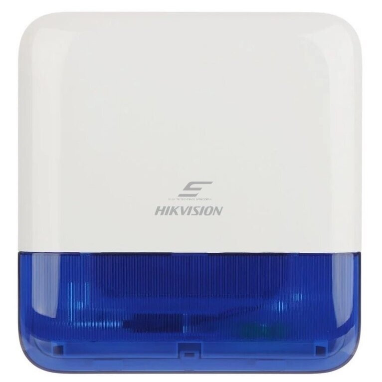 Viedā | bezvadu | ārējā sirēna | IP65 | zila | Hikvision DS-PS1-E-WE AX PRO