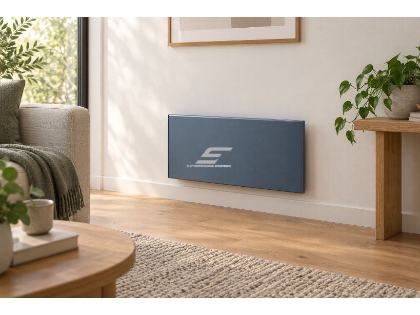Išmanus pastatomas / pakabinamas elektrinis radiatorius su skaitmeniniu termostatu | 2000W | 230V | 420x955x87mm | WiFi + Bluetooth | IP24 | tamsiai pilkas | ADAX NEO Compact 20 KWT Sparkling Grey 4