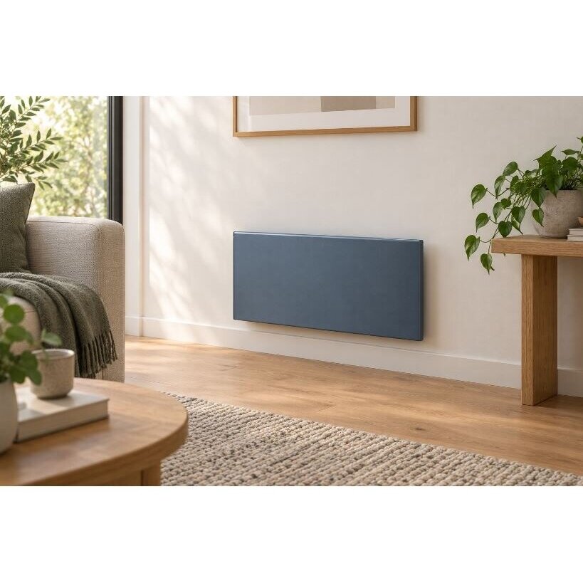 Nutikas põrandale paigaldatav / seinale kinnitatav elektriradiaator digitaalse termostaadiga | 1500W | 230V | 420x755x87mm | WiFi + Bluetooth | IP24 | tumehall | ADAX NEO Compact 15 KWT Sparkling Grey 4