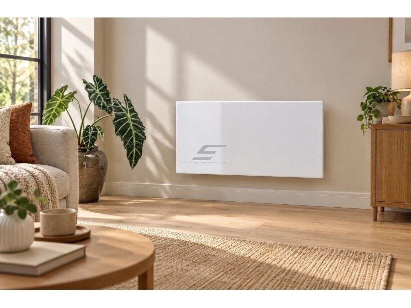 Išmanus pastatomas / pakabinamas elektrinis radiatorius su termostatu | 1500W | 230V | 420x755x87mm | Bluetooth | IP24 | baltas | ADAX VP12 H15 KBT White 3