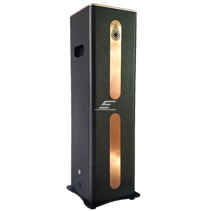 Viedais rūpnieciskais aromāta difuzors | 14W | 12VDC | 500ml | 1000-1500m³ | 540x150x150mm | melns/zelta | Bluetooth 2 Viedais rūpnieciskais aromāta difuzors | 14W | 12VDC | 500ml | 1000-1500m³ | 540x150x150mm | melns/zelta | Bluetooth 2