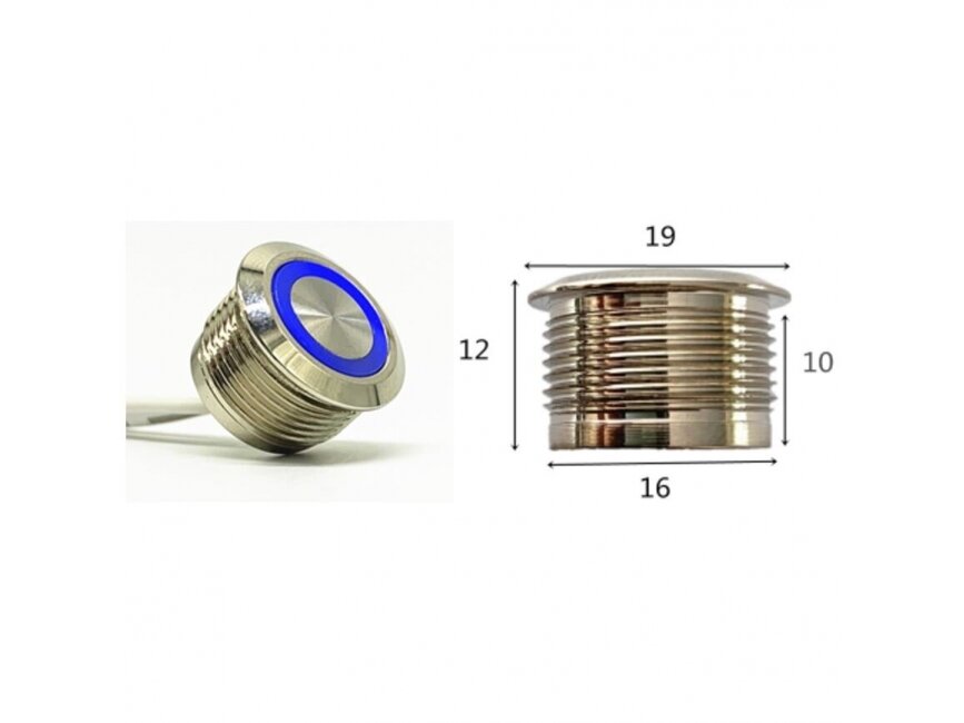 Liečiamas jungiklis jutiklis | dimeris | 5V/12V/24V | 25W/60W/120W | 5A | 19x12mm | metalinis | įmontuojamas | T-21001 | 4772124004658 Liečiamas jungiklis jutiklis | dimeris | 5V/12V/24V | 25W/60W/120W | 5A | 19x12mm | metalinis | įmontuojamas | T-21001 | 4772124004658