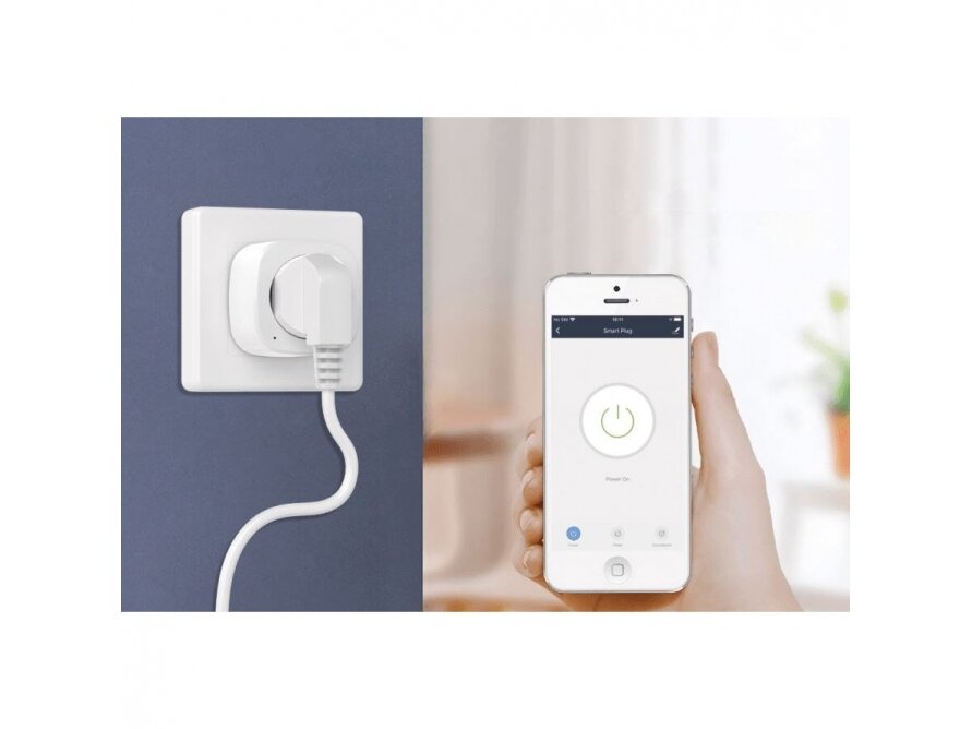 Išmani Wi-Fi rozetė | kištukinis lizdas | 1xSchuko | 3680W | 16A | su laikmačio funkcija | IP20 | balta | TUYA | Smart Life | WOOX | R6080 2 Išmani Wi-Fi rozetė | kištukinis lizdas | 1xSchuko | 3680W | 16A | su laikmačio funkcija | IP20 | balta | TUYA | Smart Life | WOOX | R6080 2
