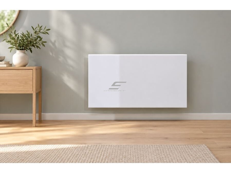 Išmanus pastatomas / pakabinamas elektrinis radiatorius su skaitmeniniu termostatu | 1500W | 230V | 420x755x87mm | WiFi + Bluetooth | IP24 | baltas | ADAX NEO Compact 15 KWT White 4