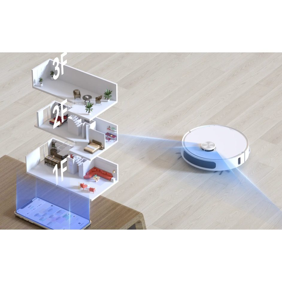 Smart | Automatic Vacuum Cleaner Robot | with Suction and Mopping Function | White | RV-L31-C-11 IMOU 3