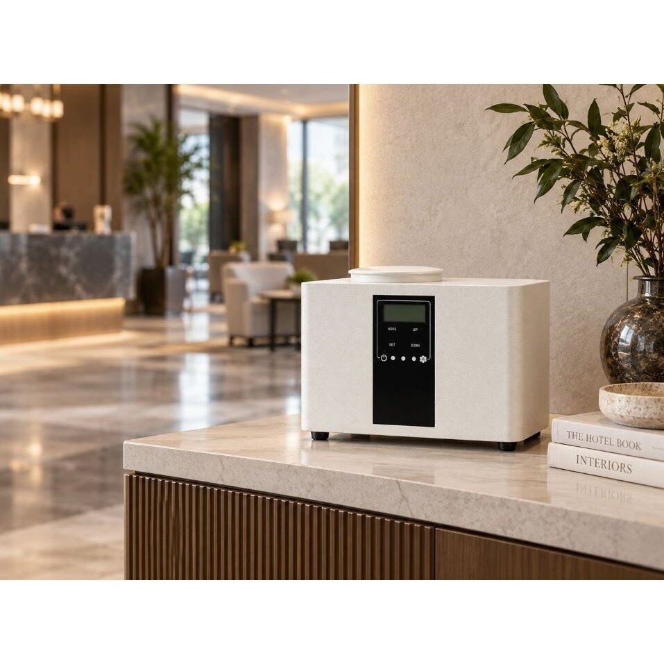 Smart industrial aroma diffuser | 10W | 12VDC | 500ml | 500-1000m³ | 235x185x110mm | white | Bluetooth 3 Smart industrial aroma diffuser | 10W | 12VDC | 500ml | 500-1000m³ | 235x185x110mm | white | Bluetooth 3