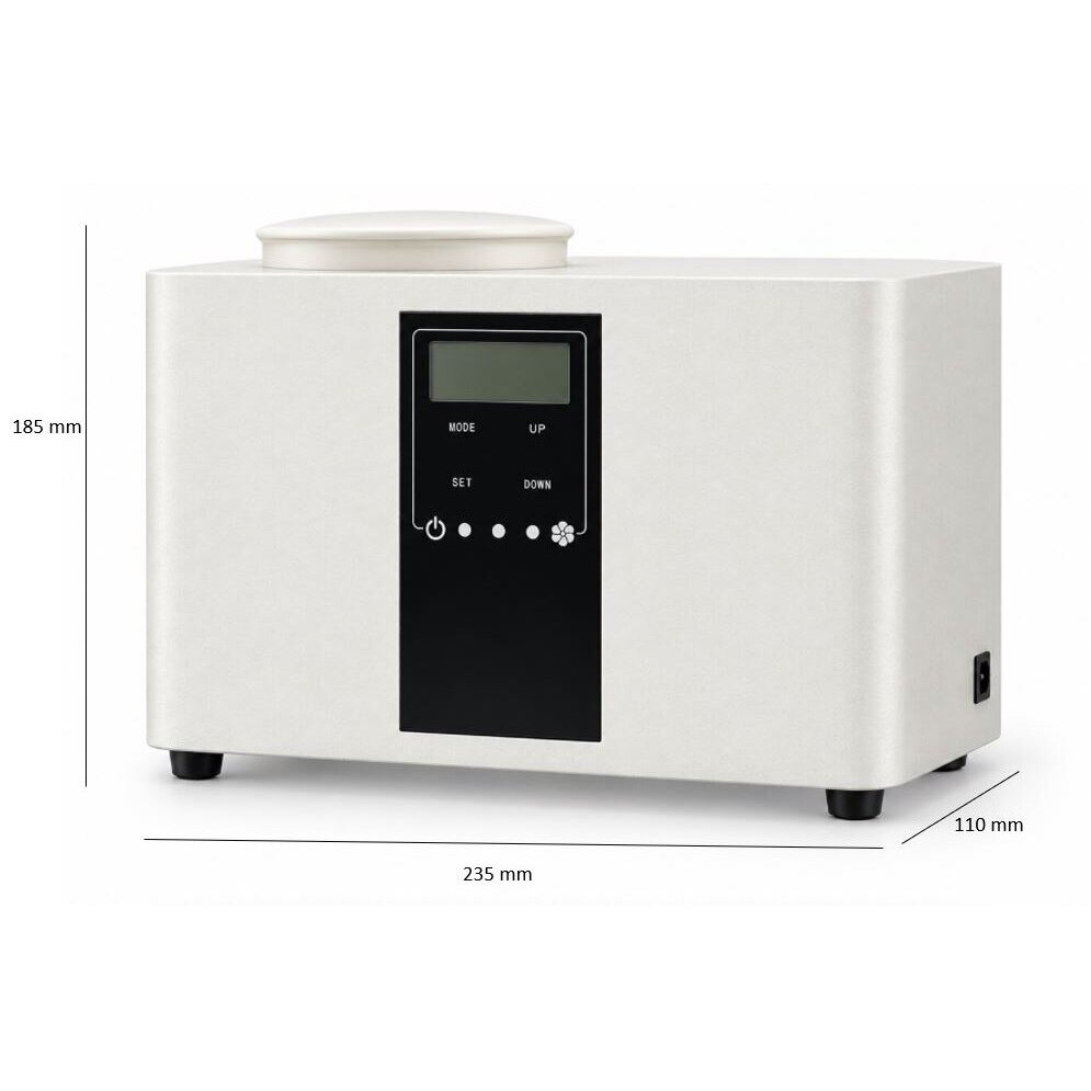 Smart industrial aroma diffuser | 10W | 12VDC | 500ml | 500-1000m³ | 235x185x110mm | white | Bluetooth 2 Smart industrial aroma diffuser | 10W | 12VDC | 500ml | 500-1000m³ | 235x185x110mm | white | Bluetooth 2