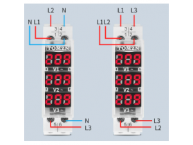 Modulinė | skaitmeninė įtampos rėlė | 3F | AC 40-500V | 230V | 380V | DIN | Tomzn 2 Modulinė | skaitmeninė įtampos rėlė | 3F | AC 40-500V | 230V | 380V | DIN | Tomzn 2