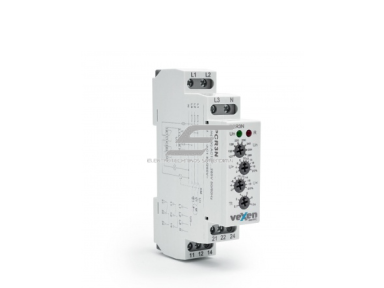 Modulinė įtampos kontrolės relė | 3F | 10A | 230VAC | mechaninė | DIN | VEXEN | PCR3N Modulinė įtampos kontrolės relė | 3F | 10A | 230VAC | mechaninė | DIN | VEXEN | PCR3N