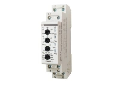 Modulinė įtampos kontrolės ir fazių sekos apsaugos relė su automatiniu disbalanso aptikimu | 3F | 8A | 3x220-480VAC | mechaninė | DIN | IP20 | Promfactor Baltic | FRV13 2 | 4772151003204 Modulinė įtampos kontrolės ir fazių sekos apsaugos relė su automatiniu disbalanso aptikimu | 3F | 8A | 3x220-480VAC | mechaninė | DIN | IP20 | Promfactor Baltic | FRV13 2 | 4772151003204