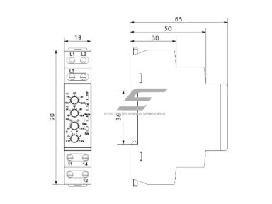 Modulinė įtampos kontrolės ir fazių sekos apsaugos relė su automatiniu disbalanso aptikimu | 3F | 8A | 3x220-480VAC | mechaninė | DIN | IP20 | Promfactor Baltic | FRV13 2 | 4772151003204 Modulinė įtampos kontrolės ir fazių sekos apsaugos relė su automatiniu disbalanso aptikimu | 3F | 8A | 3x220-480VAC | mechaninė | DIN | IP20 | Promfactor Baltic | FRV13 2 | 4772151003204