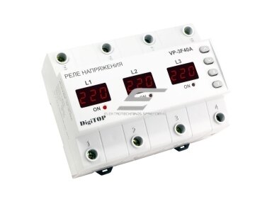Modulinė | skaitmeninė įtampos kontrolės relė | 3F | 40A | 380V | DIN | DigiTOP | VP-3F40A Modulinė | skaitmeninė įtampos kontrolės relė | 3F | 40A | 380V | DIN | DigiTOP | VP-3F40A