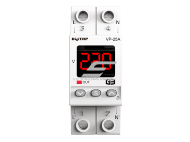 Modulinė | skaitmeninė įtampos kontrolės relė | 1F | 25A | DIN | DigiTOP | G3R | VP-25A | 4820118381527 Modulinė | skaitmeninė įtampos kontrolės relė | 1F | 25A | DIN | DigiTOP | G3R | VP-25A | 4820118381527