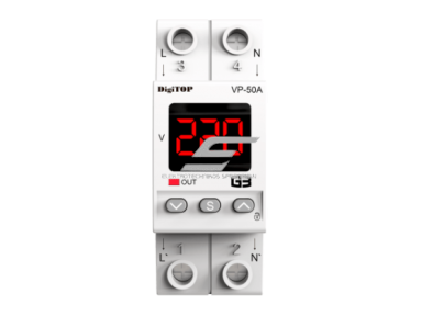 Modulinė | skaitmeninė įtampos kontrolės relė | 1F | 50A | DIN | DigiTOP | G3R | VP-50A | 4820118381473 Modulinė | skaitmeninė įtampos kontrolės relė | 1F | 50A | DIN | DigiTOP | G3R | VP-50A | 4820118381473