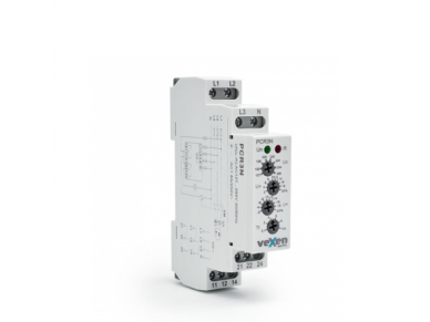 Modulinė įtampos kontrolės relė | 3F | 10A | 230VAC | mechaninė | DIN | VEXEN | PCR3N Modulinė įtampos kontrolės relė | 3F | 10A | 230VAC | mechaninė | DIN | VEXEN | PCR3N