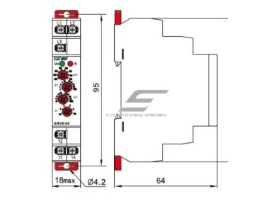 Modulinė įtampos kontrolės ir fazių sekos apsaugos relė | 3F | 10A | 220-460V (P-P) | mechaninė | DIN | Geya 1 Modulinė įtampos kontrolės ir fazių sekos apsaugos relė | 3F | 10A | 220-460V (P-P) | mechaninė | DIN | Geya 1