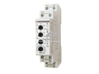 Modulinė įtampos kontrolės ir fazių sekos apsaugos relė su automatiniu disbalanso aptikimu | 3F | 8A | 3x220-480VAC | mechaninė | DIN | IP20 | Promfactor Baltic | FRV13 2 | 4772151003204 Modulinė įtampos kontrolės ir fazių sekos apsaugos relė su automatiniu disbalanso aptikimu | 3F | 8A | 3x220-480VAC | mechaninė | DIN | IP20 | Promfactor Baltic | FRV13 2 | 4772151003204