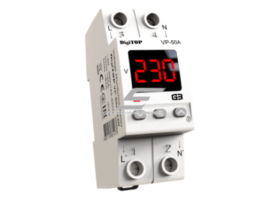 Modulinė | skaitmeninė įtampos kontrolės relė | 1F | 50A | DIN | DigiTOP | G3R | VP-50A | 4820118381473 Modulinė | skaitmeninė įtampos kontrolės relė | 1F | 50A | DIN | DigiTOP | G3R | VP-50A | 4820118381473