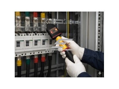 Įtampos indikatorius (testeris) | 0.4kV | 230/400V tinklams | rankinis elektroskopas | su integruotu AC generatoriumi 3 Įtampos indikatorius (testeris) | 0.4kV | 230/400V tinklams | rankinis elektroskopas | su integruotu AC generatoriumi 3