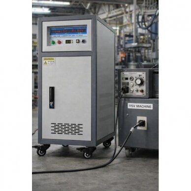 Sprieguma pārveidotājs | no 230V uz 115V | amerikāņu standarts | 0-300V | 5kVA | 40-499,9Hz 2 Sprieguma pārveidotājs | no 230V uz 115V | amerikāņu standarts | 0-300V | 5kVA | 40-499,9Hz 2