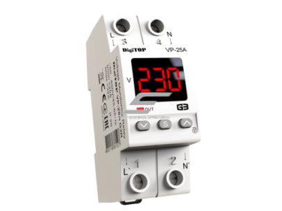 Modulinė | skaitmeninė įtampos kontrolės relė | 1F | 25A | DIN | DigiTOP | G3R | VP-25A | 4820118381527