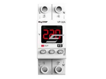 Modulinė | skaitmeninė įtampos kontrolės relė | 1F | 32A | DIN | DigiTOP | G3R | VP-32A | 4820118381497 1 Modulinė | skaitmeninė įtampos kontrolės relė | 1F | 32A | DIN | DigiTOP | G3R | VP-32A | 4820118381497 1