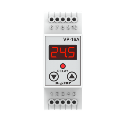 Modular | digital voltage control relay | 1P | 16A | VP-16A DigiTOP 1 Modular | digital voltage control relay | 1P | 16A | VP-16A DigiTOP 1