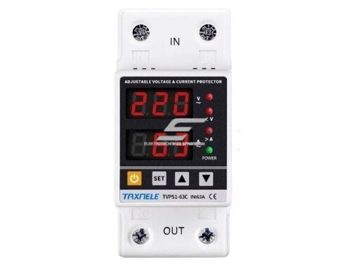 Modulinė | skaitmeninė įtampos ir srovės kontrolės apsaugos relė | 1F | 40A | 230V | DIN | ETVPS1-40C Modulinė | skaitmeninė įtampos ir srovės kontrolės apsaugos relė | 1F | 40A | 230V | DIN | ETVPS1-40C