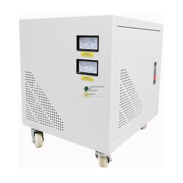 Ühefaasiline automaatne pingestabilisaator (servo) | elektripinge reguleerimine | 15 kVA | 220 V AC | digitaalne ekraan | KEAO BK seeria 2