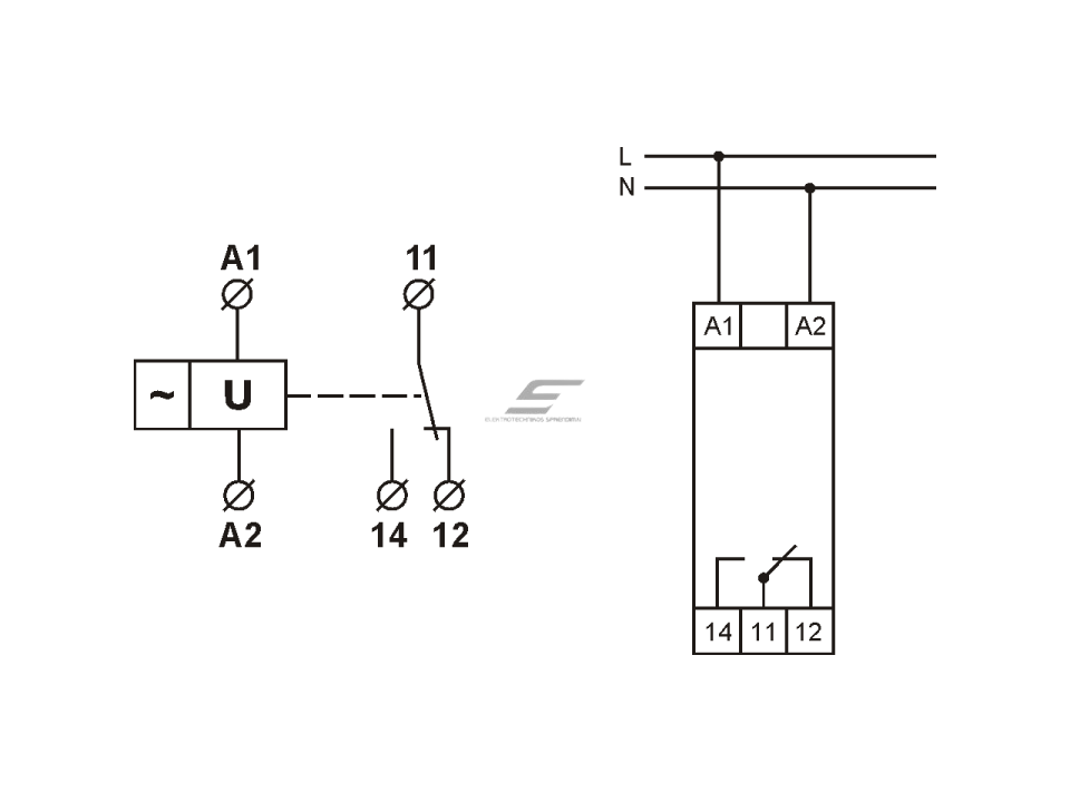 Modulinė įtampos kontrolės relė | 1F | 8A | 230VAC | mechaninė | DIN | Promfactor Baltic | FRV11 | 4772151003181 2 Modulinė įtampos kontrolės relė | 1F | 8A | 230VAC | mechaninė | DIN | Promfactor Baltic | FRV11 | 4772151003181 2