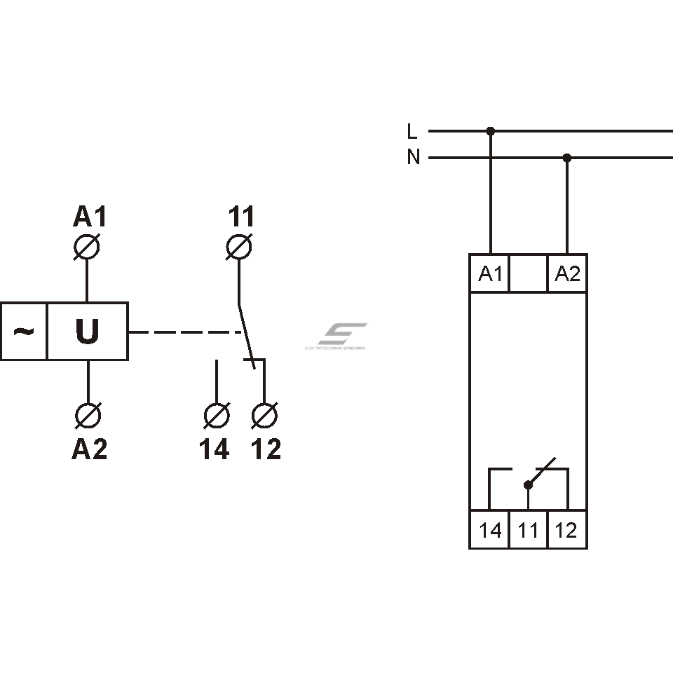 Modular voltage control relay | 1-phase | 8A | 230VAC | DIN | Promfactor Baltic FRV11 2 Modular voltage control relay | 1-phase | 8A | 230VAC | DIN | Promfactor Baltic FRV11 2