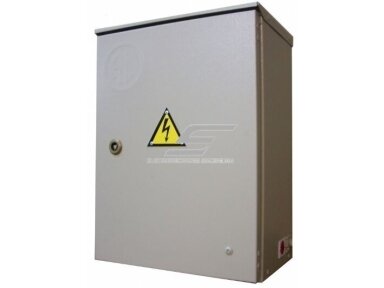 Trifazis | įvadinis elektros energijos skydas | 460x350x210mm | virštinkinis | cinkuotas plienas | IP44 | ĮEAS-301 Trifazis | įvadinis elektros energijos skydas | 460x350x210mm | virštinkinis | cinkuotas plienas | IP44 | ĮEAS-301