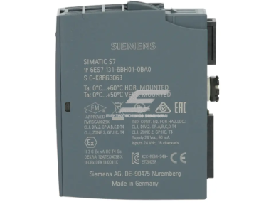 Skaitmeninis įvesties modulis | 16 įėjimų | 24VDC | PNP | 6ES7131-6BH01-0BA0 Siemens 2 Skaitmeninis įvesties modulis | 16 įėjimų | 24VDC | PNP | 6ES7131-6BH01-0BA0 Siemens 2