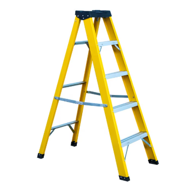 Insulated telescopic ladder | for electrical maintenance work | 2,7m | 150 kg | yellow Insulated telescopic ladder | for electrical maintenance work | 2,7m | 150 kg | yellow