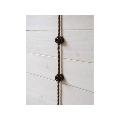Izolators pīto vadu instalācijai | 22x16 mm | keramikas | brūns (6 gab.) Izolators pīto vadu instalācijai | 22x16 mm | keramikas | brūns (6 gab.)
