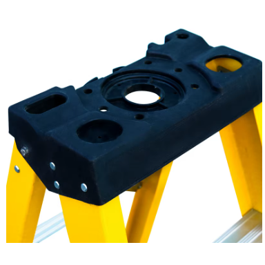 Insulated telescopic ladder | for electrical maintenance work | 2,7m | 150 kg | yellow Insulated telescopic ladder | for electrical maintenance work | 2,7m | 150 kg | yellow