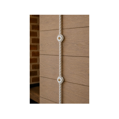 Insulator for braided wire installation | 22x26 mm | ceramic | white 1 Insulator for braided wire installation | 22x26 mm | ceramic | white 1