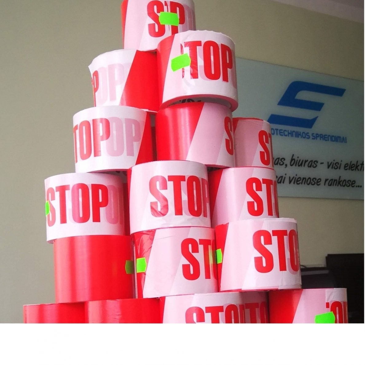 Hoiatuslint „STOP“ | 75mm | punane/valge | 4773005409074 Hoiatuslint „STOP“ | 75mm | punane/valge | 4773005409074