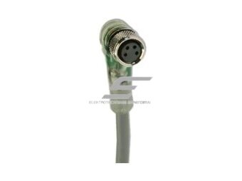 Jungties laidas jutikliui | davikliui | M8 | 4-pin | 90° jungtis | IP65 | K4-2m-W-PUR Jungties laidas jutikliui | davikliui | M8 | 4-pin | 90° jungtis | IP65 | K4-2m-W-PUR